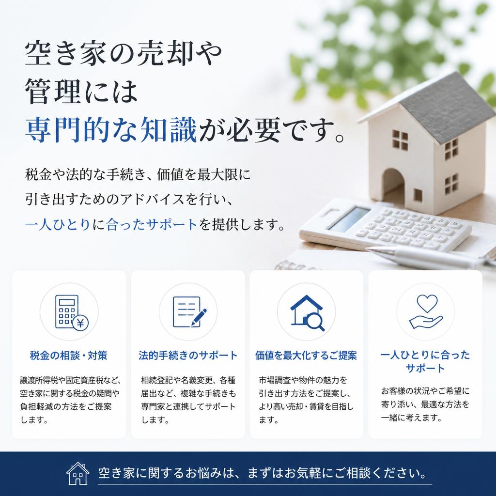 専門知識でお手伝い