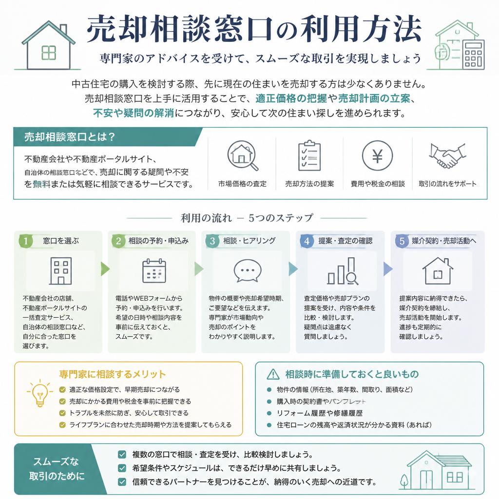 売却相談窓口の活用法