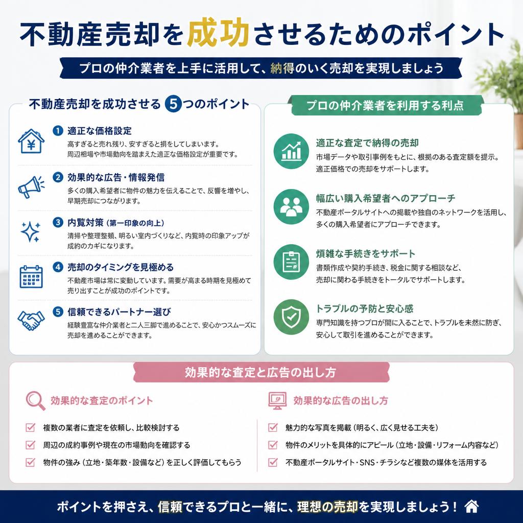 4. 売却の成功ポイント—プロのアドバイス