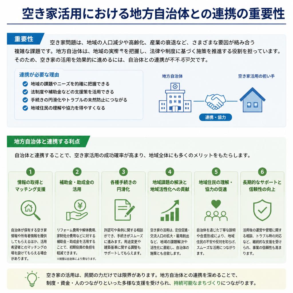 地方自治体と連携するメリット