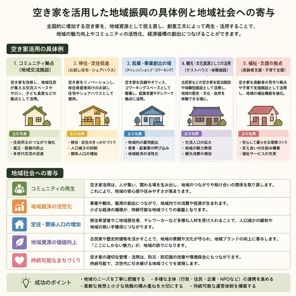 地域振興への具体的な貢献