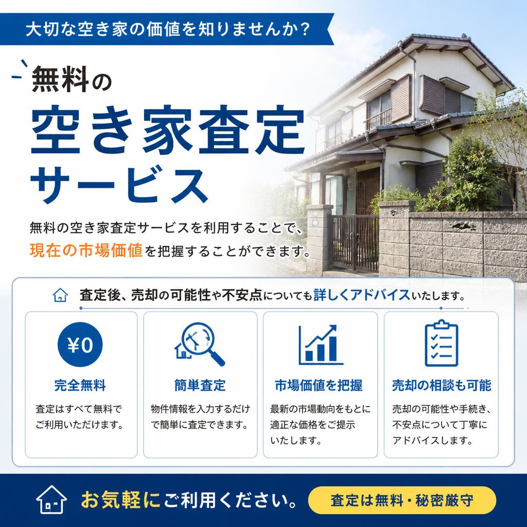 安心の無料査定サービス