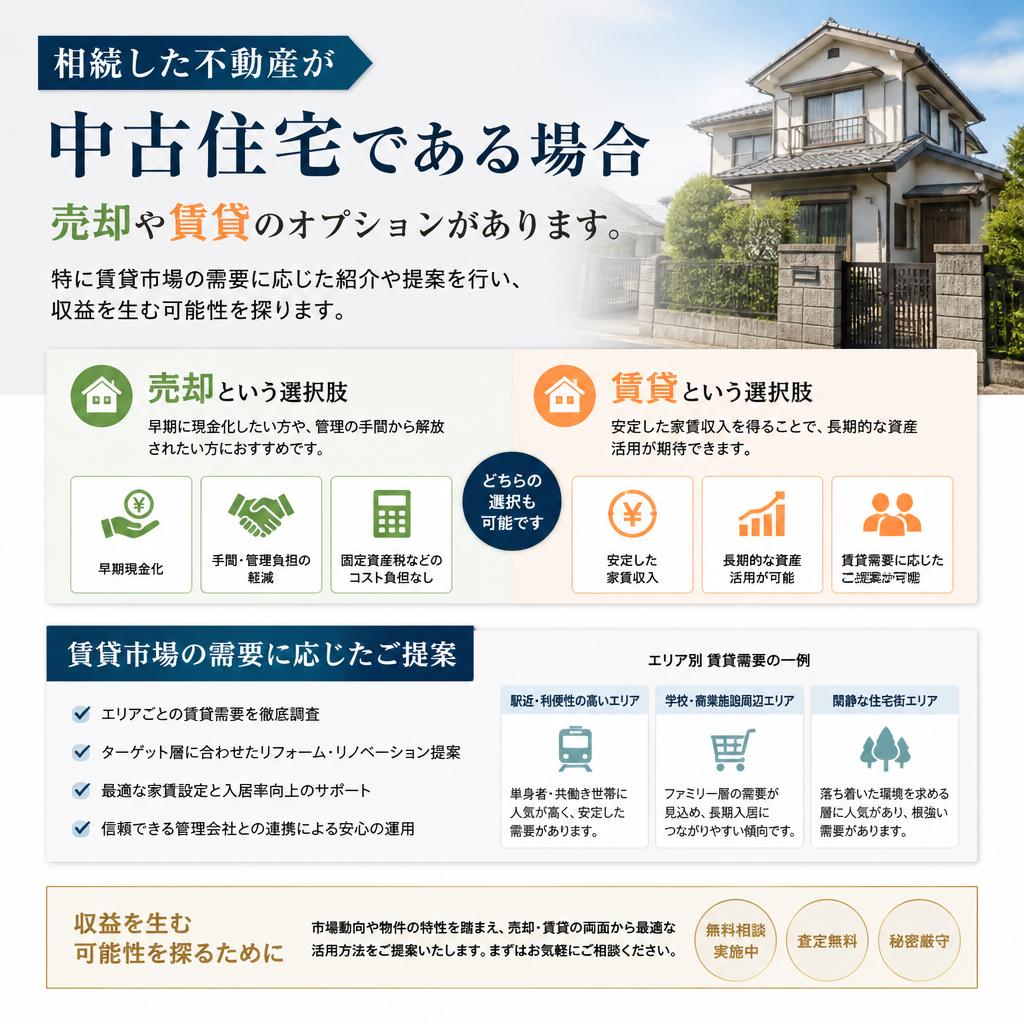 中古住宅としての活用法