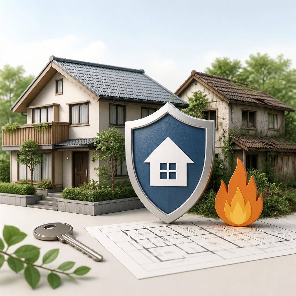 空き家を有効活用する秘訣と、火災保険の重要性を知ろう！