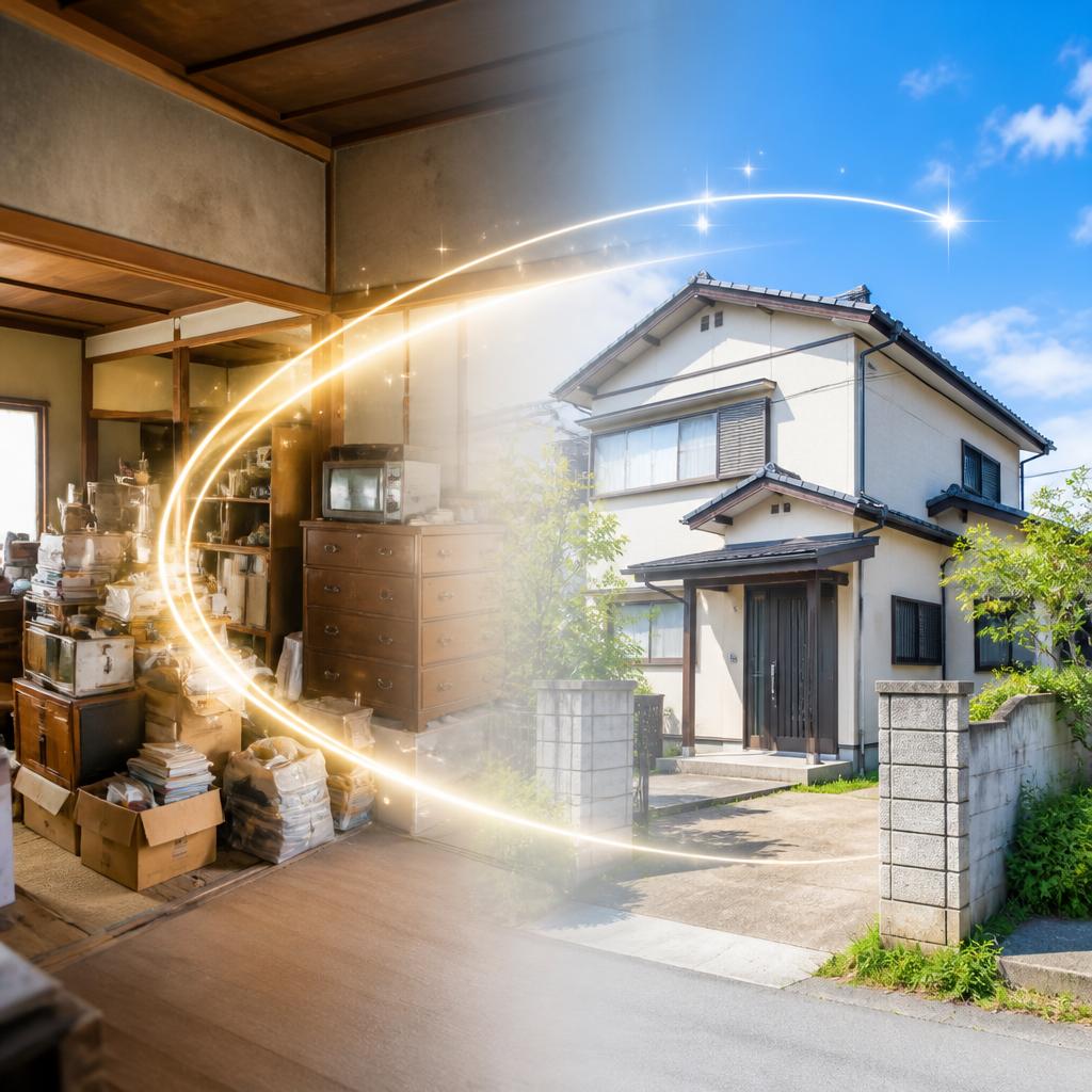 「古い・荷物そのまま・残置物あり」でもそのまま売却できる理由